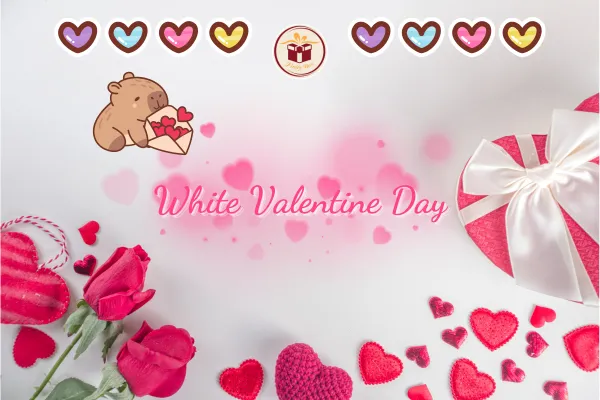 quà tặng ý nghĩa cho bạn trai ngày Valentine trắng